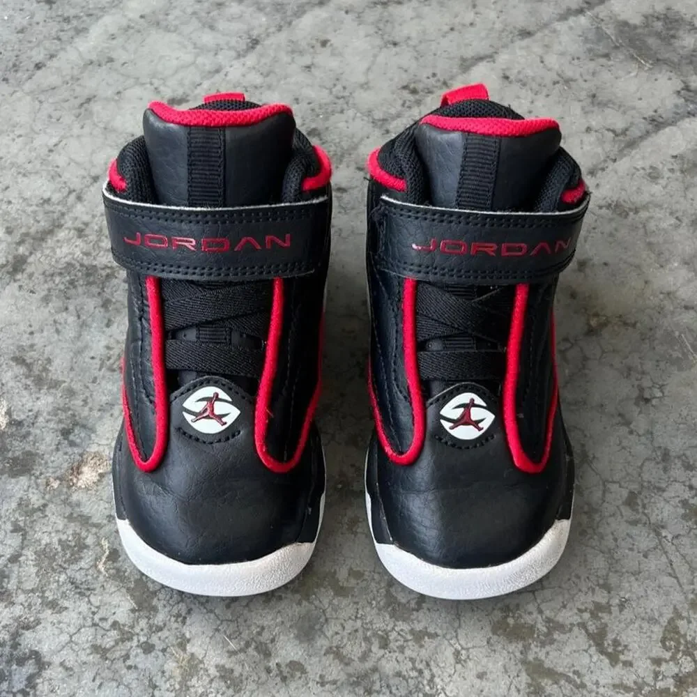 Nike Air Jordan Pro Strong Toddler 6C Black Gym Red High Top Sneakers DC7911-061